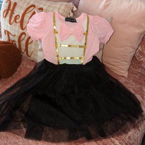 New birthday tutu girl dress Valentines size 2 3 4 5 6 7